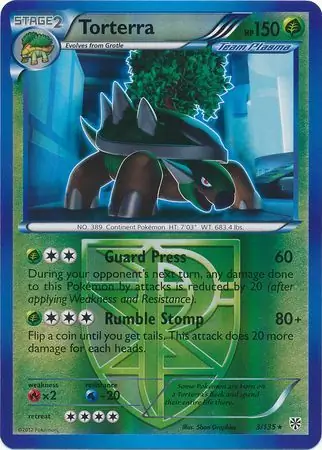 Torterra, catalogue front