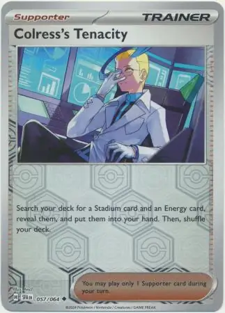 Colress's Tenacity, catalogue front