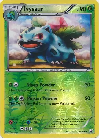 Ivysaur, catalogue front