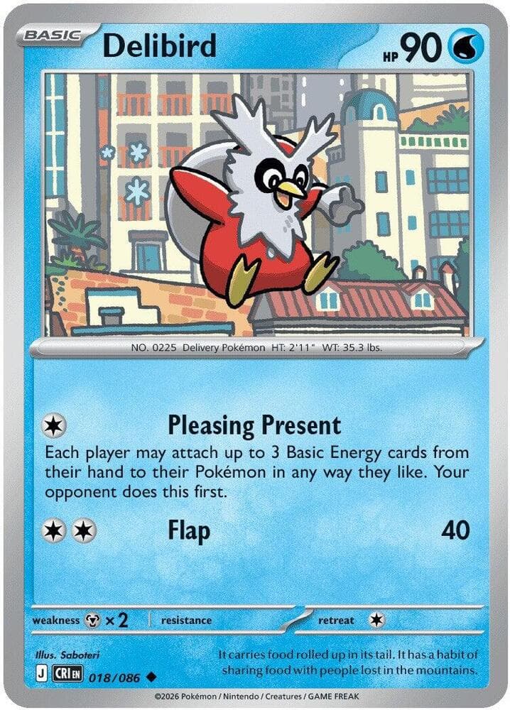 Delibird, catalogue front