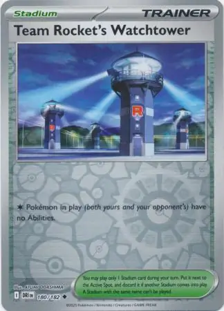 Team Rocket's Watchtower, catalogue front