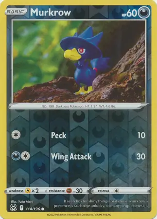 Murkrow, catalogue front