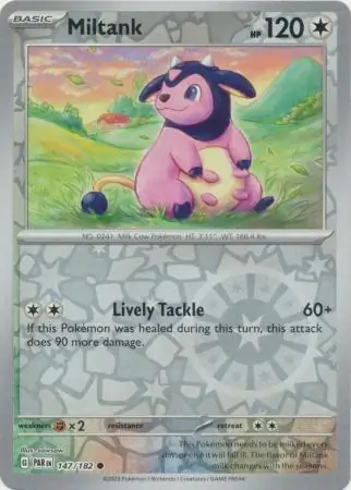 Miltank, catalogue front