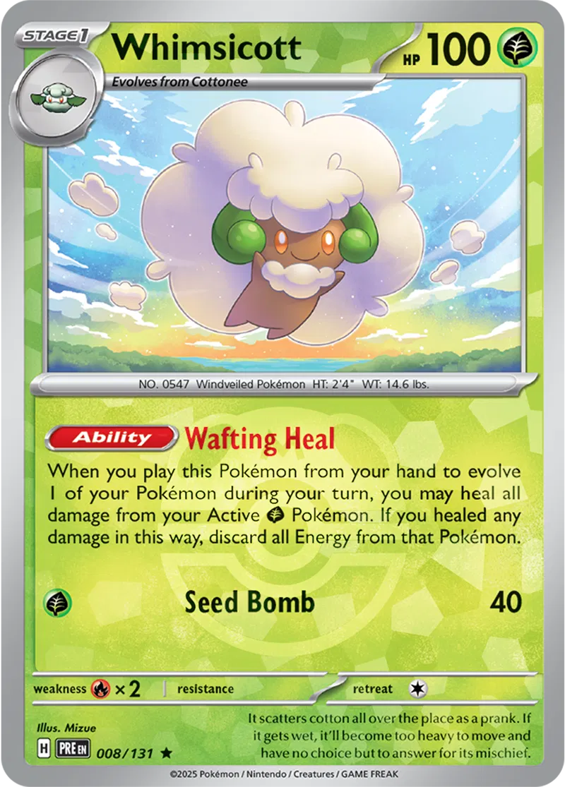 Whimsicott, catalogue front