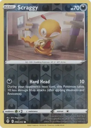 Scraggy, catalogue front