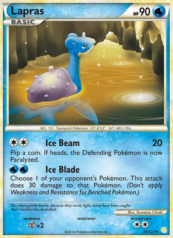 Lapras, catalogue front