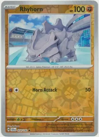 Rhyhorn, catalogue front