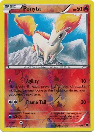 Ponyta, catalogue front