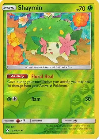 Shaymin, catalogue front