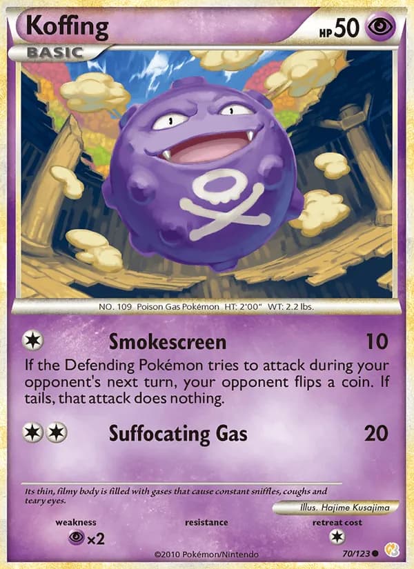 Koffing, catalogue front