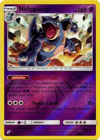 Nidoqueen, catalogue front