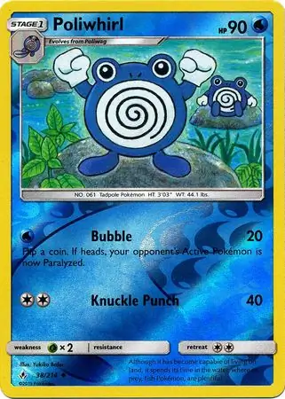 Poliwhirl, catalogue front