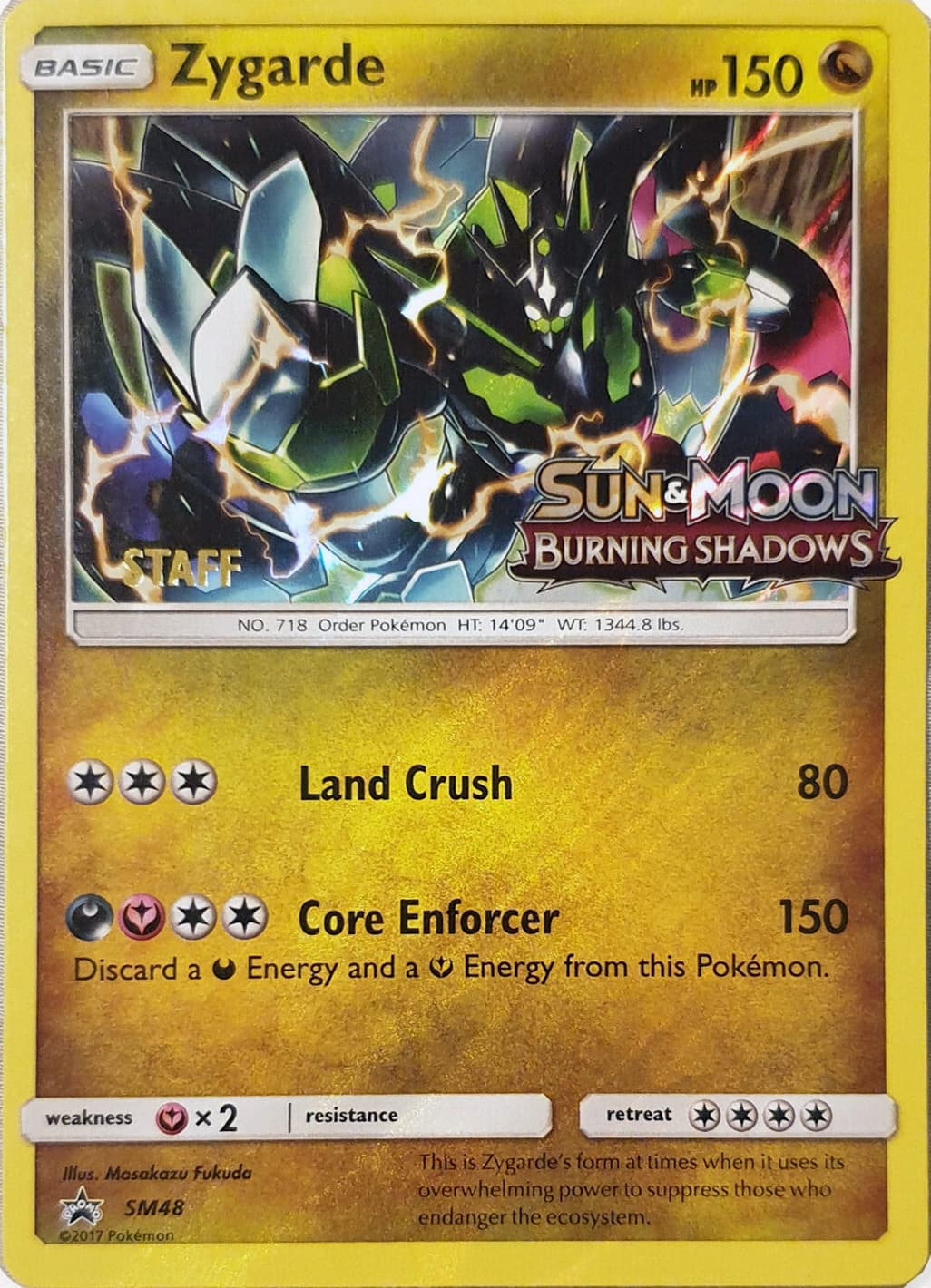Zygarde, catalogue front