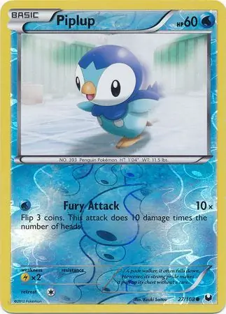 Piplup, catalogue front