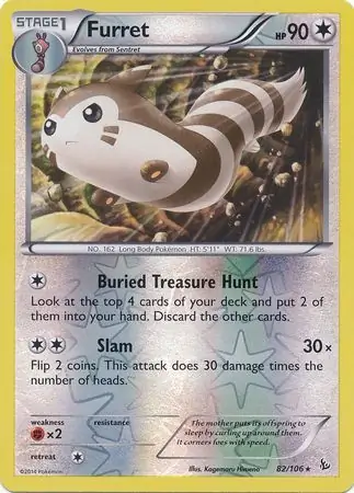 Furret, catalogue front