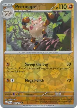 Primeape, catalogue front