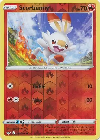 Scorbunny, catalogue front