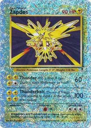 Zapdos, catalogue front