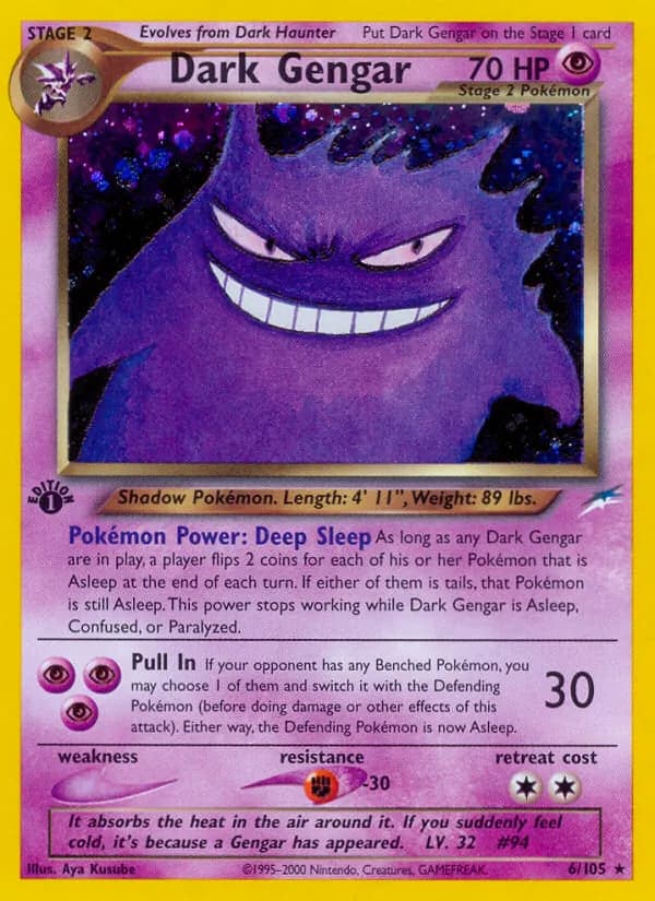Dark Gengar, catalogue front