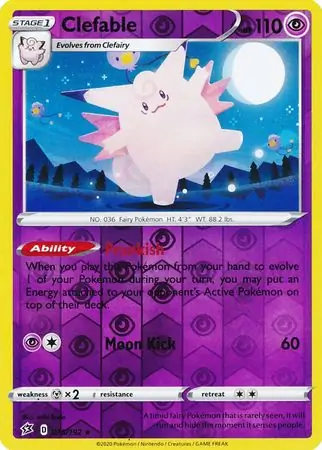 Clefable, catalogue front