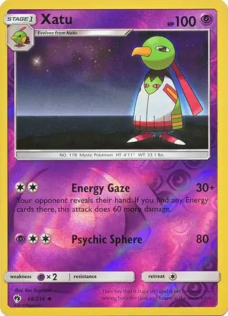 Xatu, catalogue front