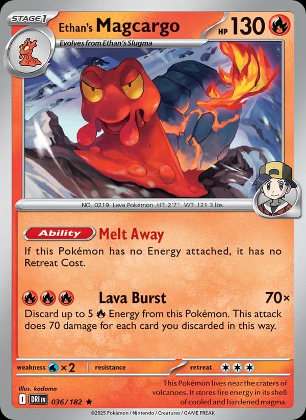 Ethan's Magcargo, catalogue front