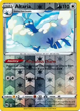 Altaria, catalogue front