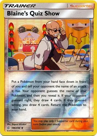 Blaine’s Quiz Show, catalogue front
