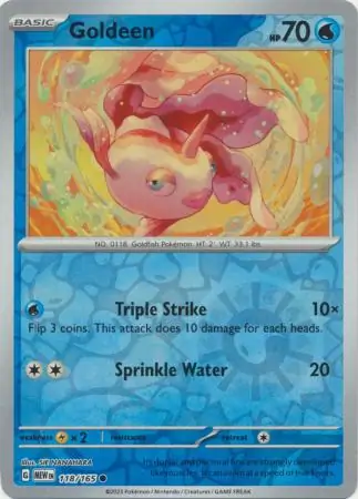 Goldeen, catalogue front
