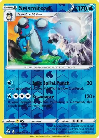 Seismitoad, catalogue front