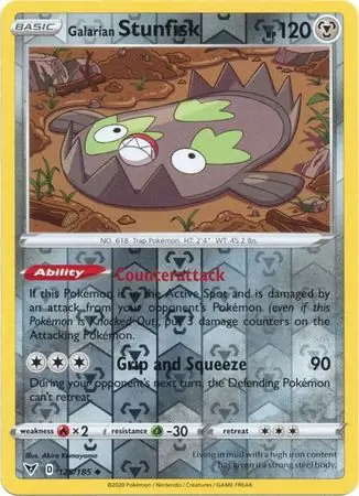 Galarian Stunfisk, catalogue front