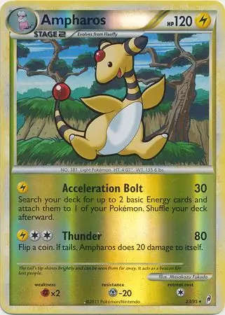 Ampharos, catalogue front