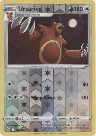 Ursaring, catalogue front
