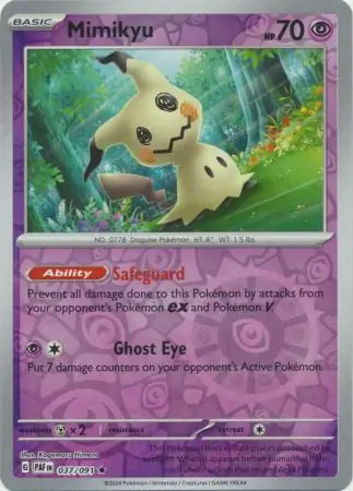 Mimikyu, catalogue front