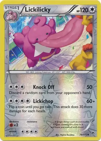 Lickilicky, catalogue front