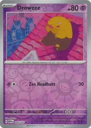 Drowzee, catalogue front