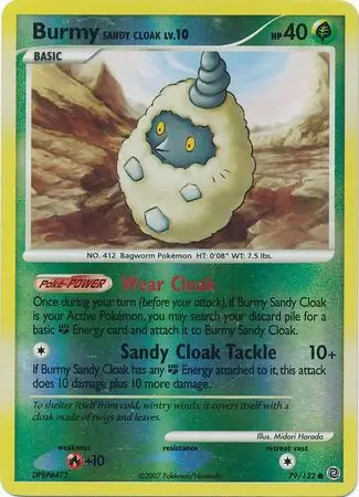 Burmy Sandy Cloak, catalogue front