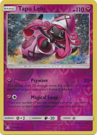 Tapu Lele, catalogue front