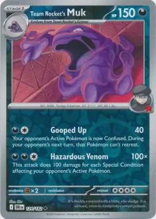 Team Rocket's Muk, catalogue front