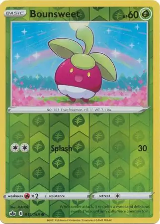 Bounsweet, catalogue front
