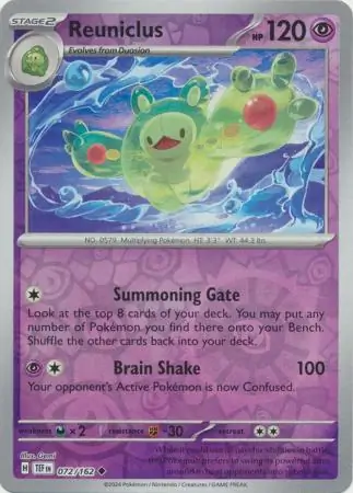 Reuniclus, catalogue front