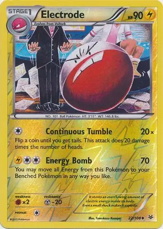 Electrode, catalogue front