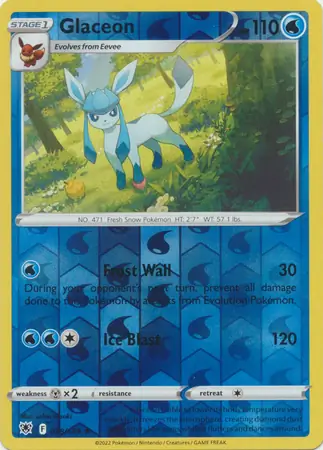 Glaceon, catalogue front