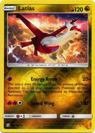 Latias, catalogue front