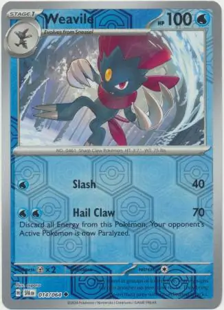 Weavile, catalogue front