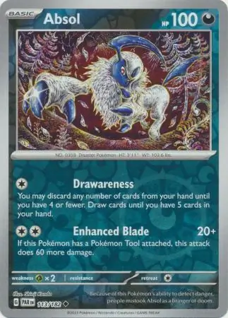 Absol, catalogue front