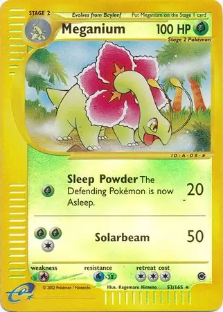 Meganium, catalogue front