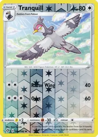 Tranquill, catalogue front