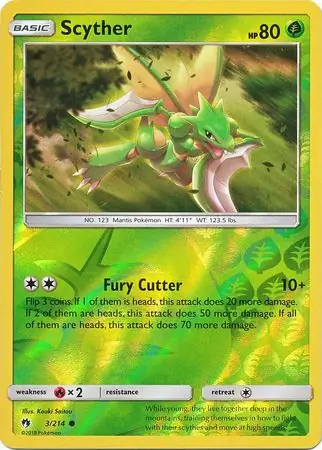 Scyther, catalogue front