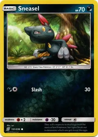 Sneasel, catalogue front